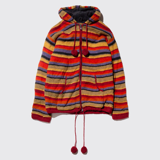 vintage boarder knit jacket