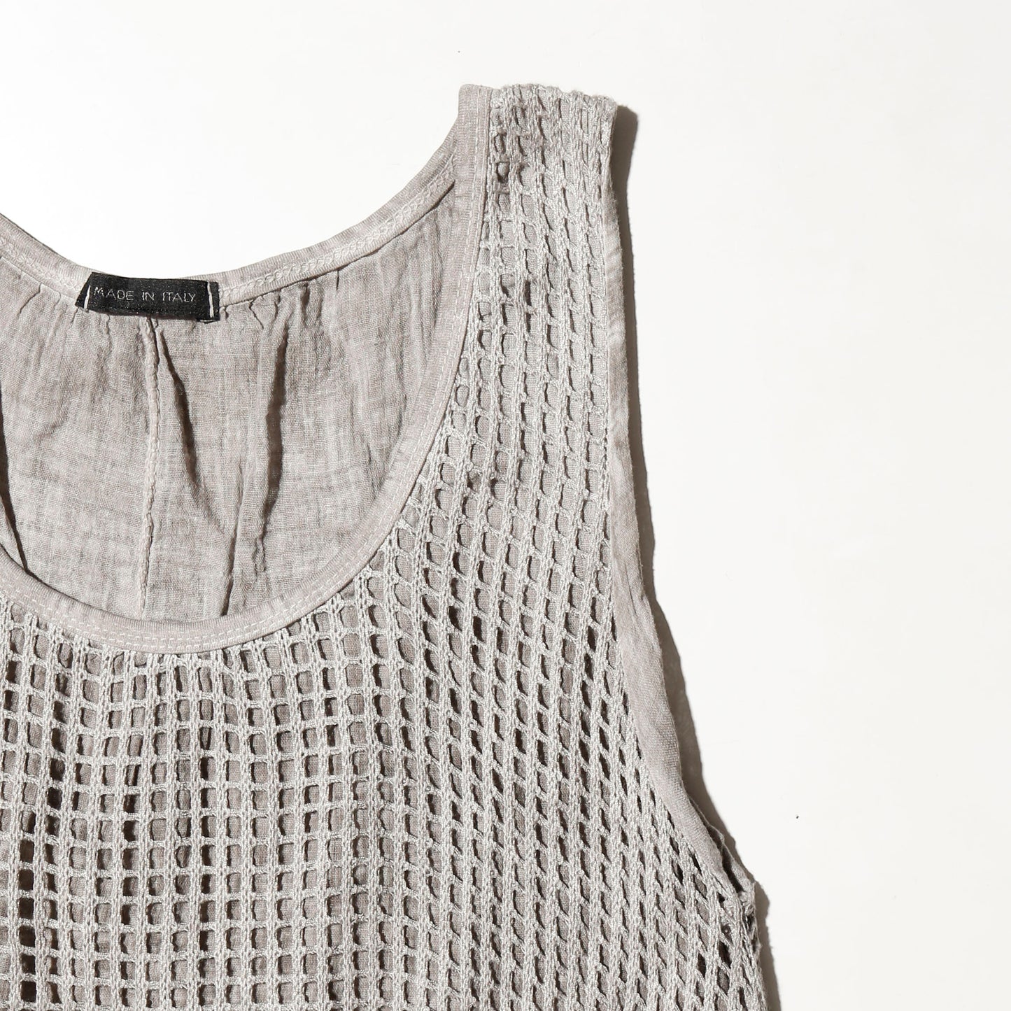 vintage hybrid mesh tank top