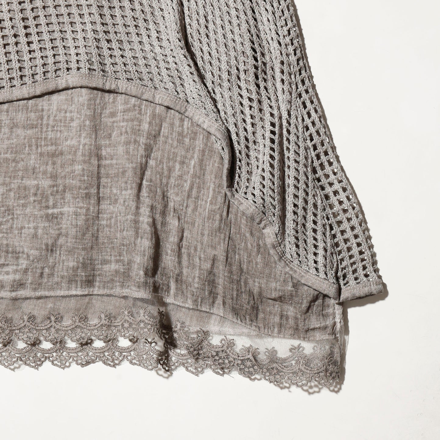 vintage hybrid mesh tank top