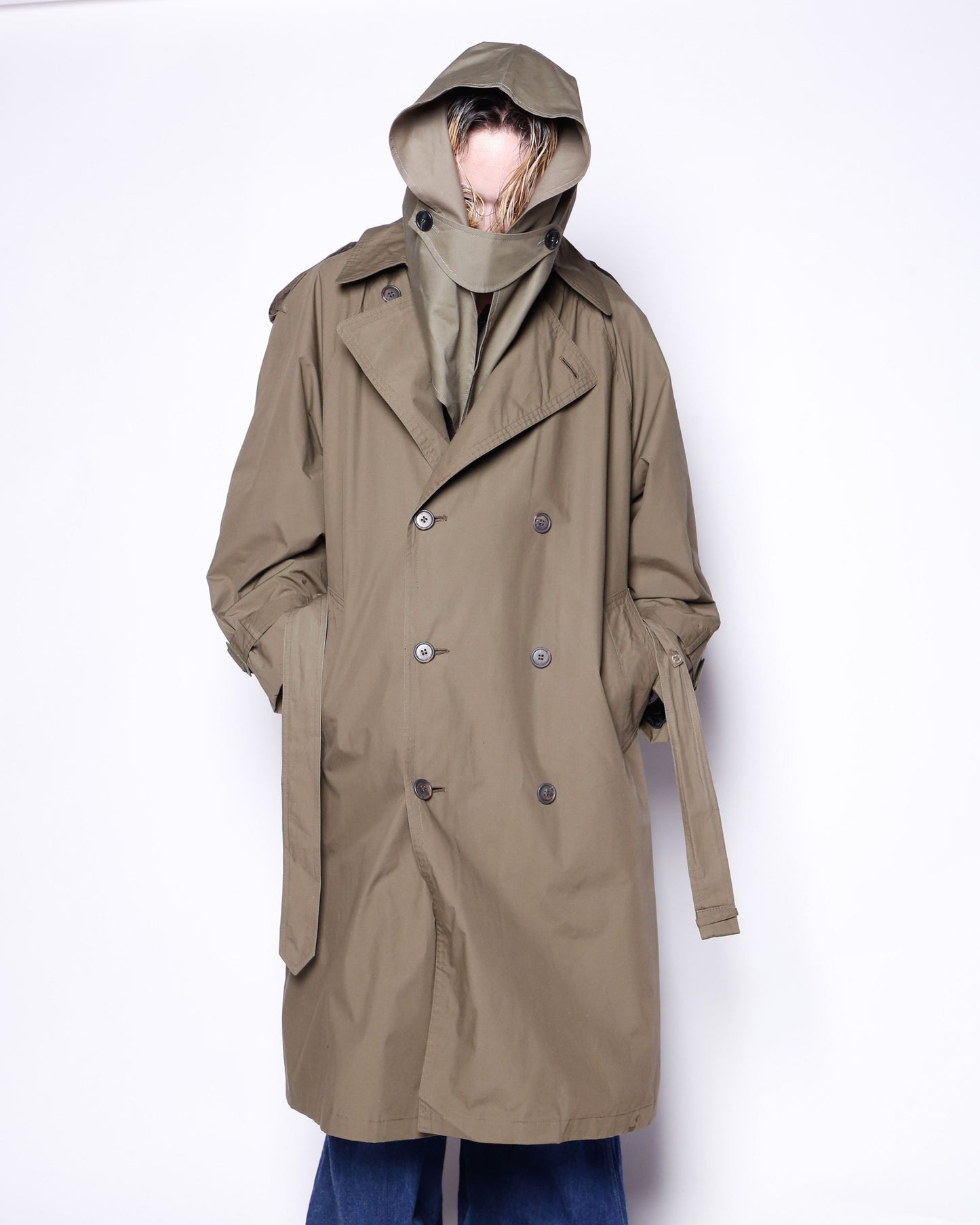 vintage london fog trench coat , with hoodie/detachable liner