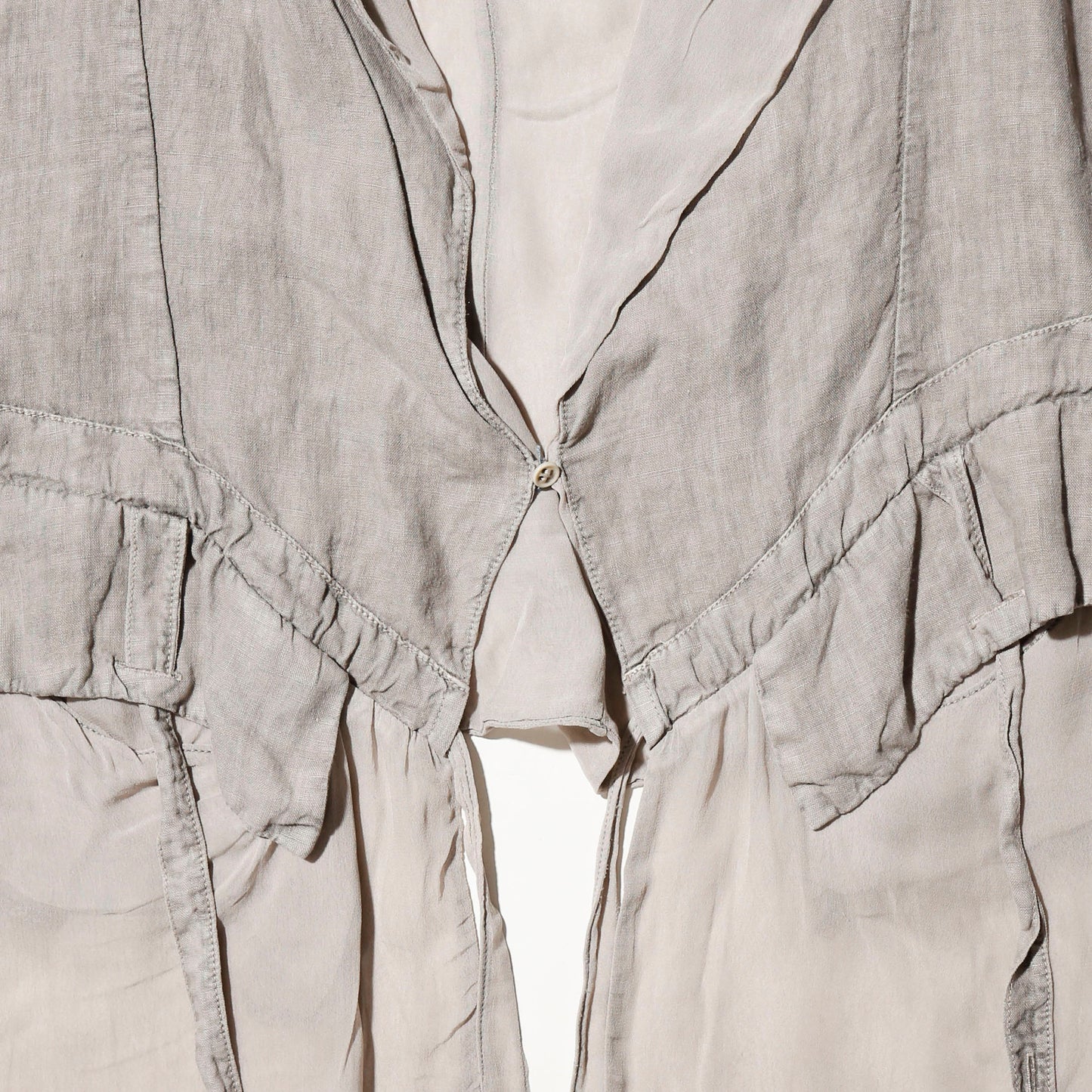 vintage hybrid linen vest