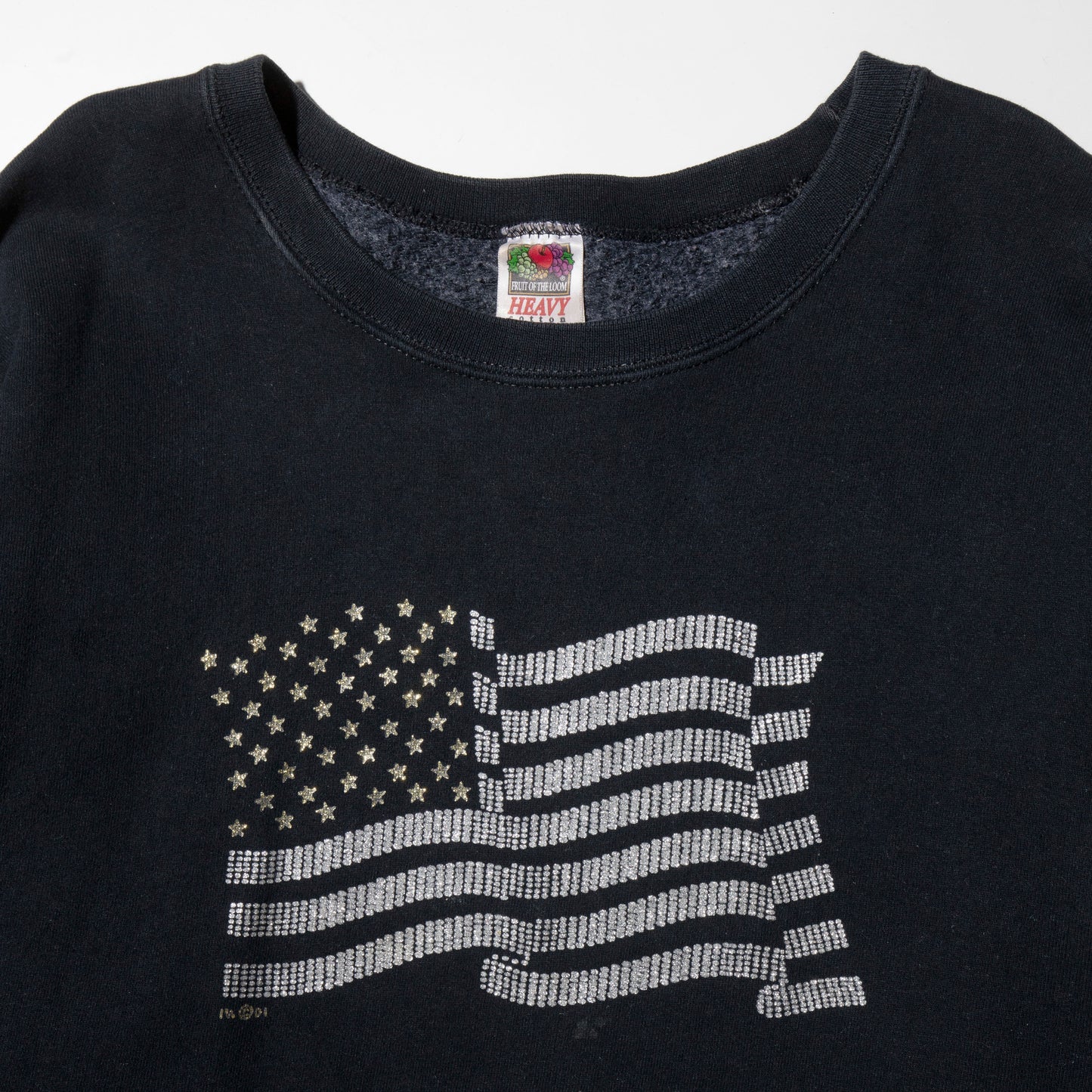 vintage 01's lame flag sweat
