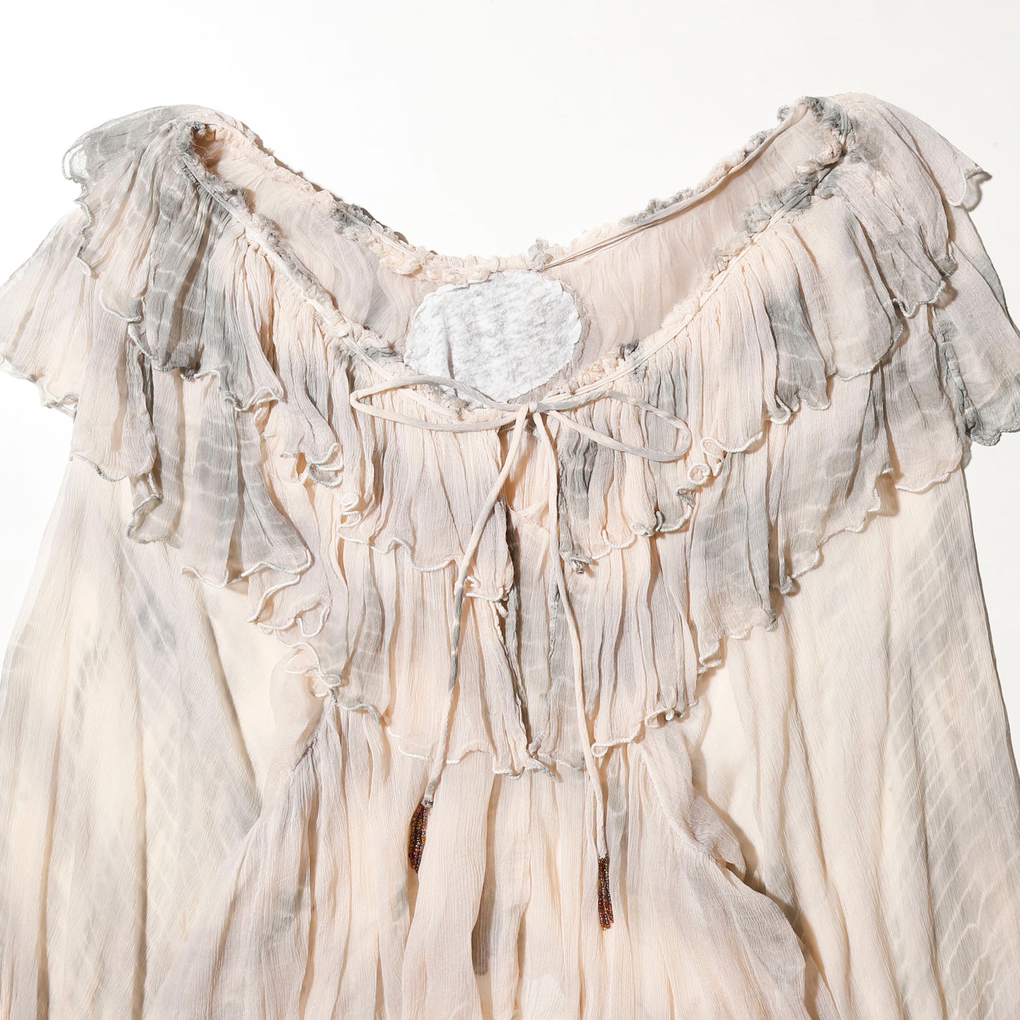 vintage acid bohemian sheer tunic