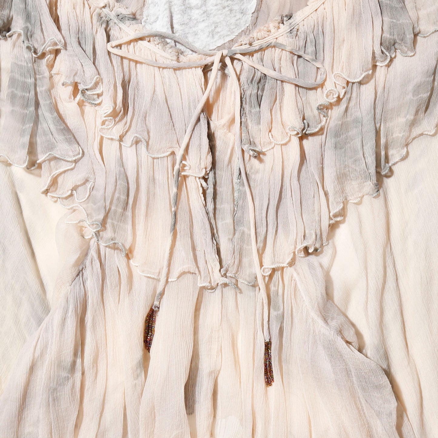 vintage acid bohemian sheer tunic