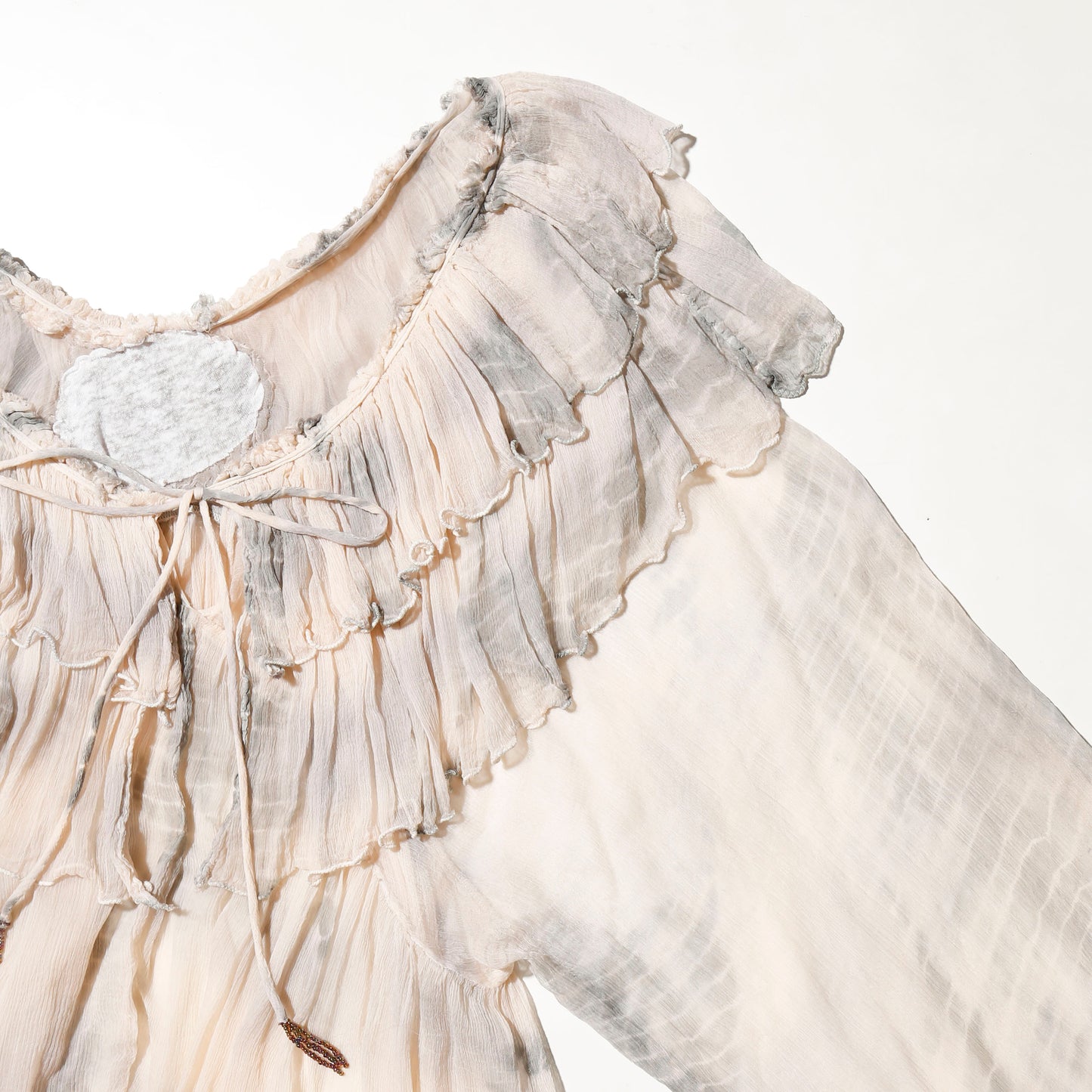 vintage acid bohemian sheer tunic
