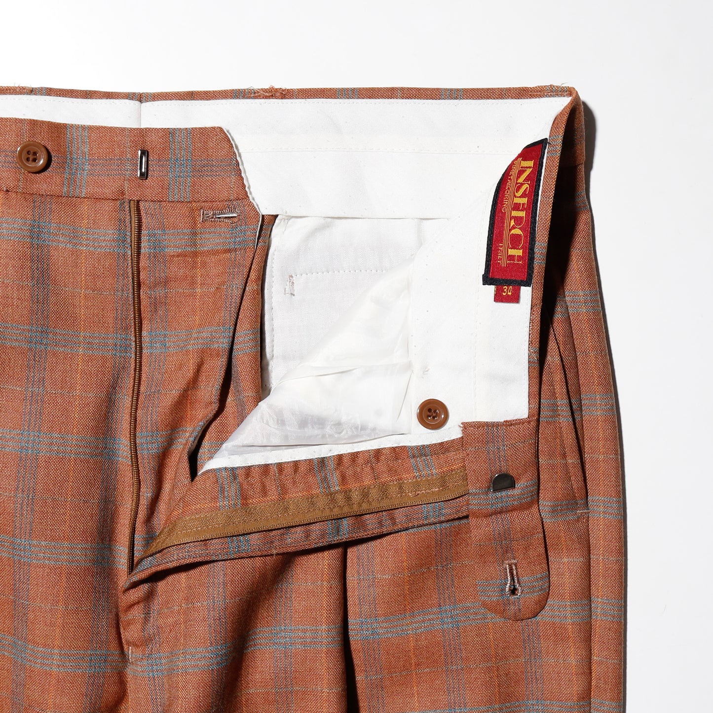 vintage check loose set up