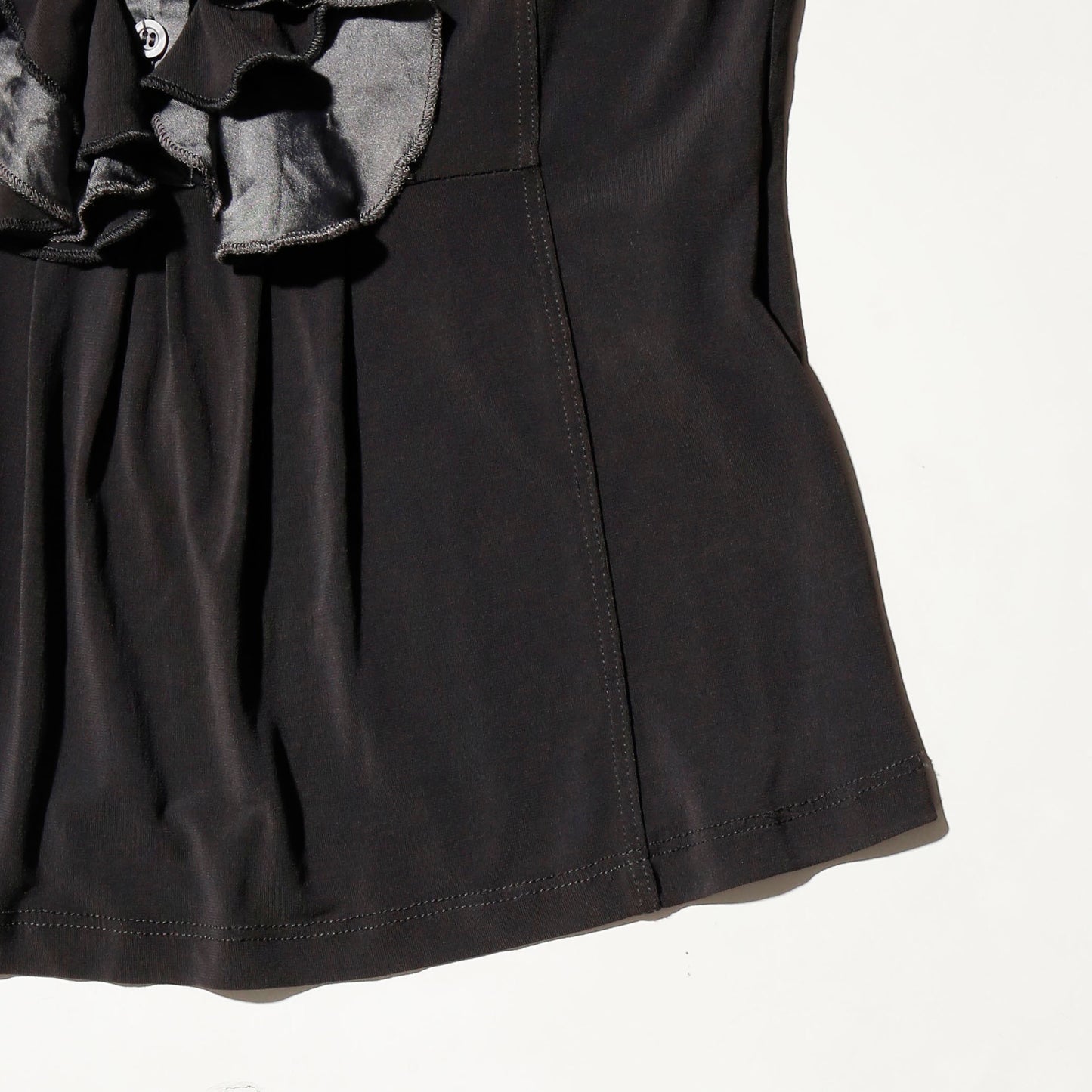 vintage ruffle h/s blouse