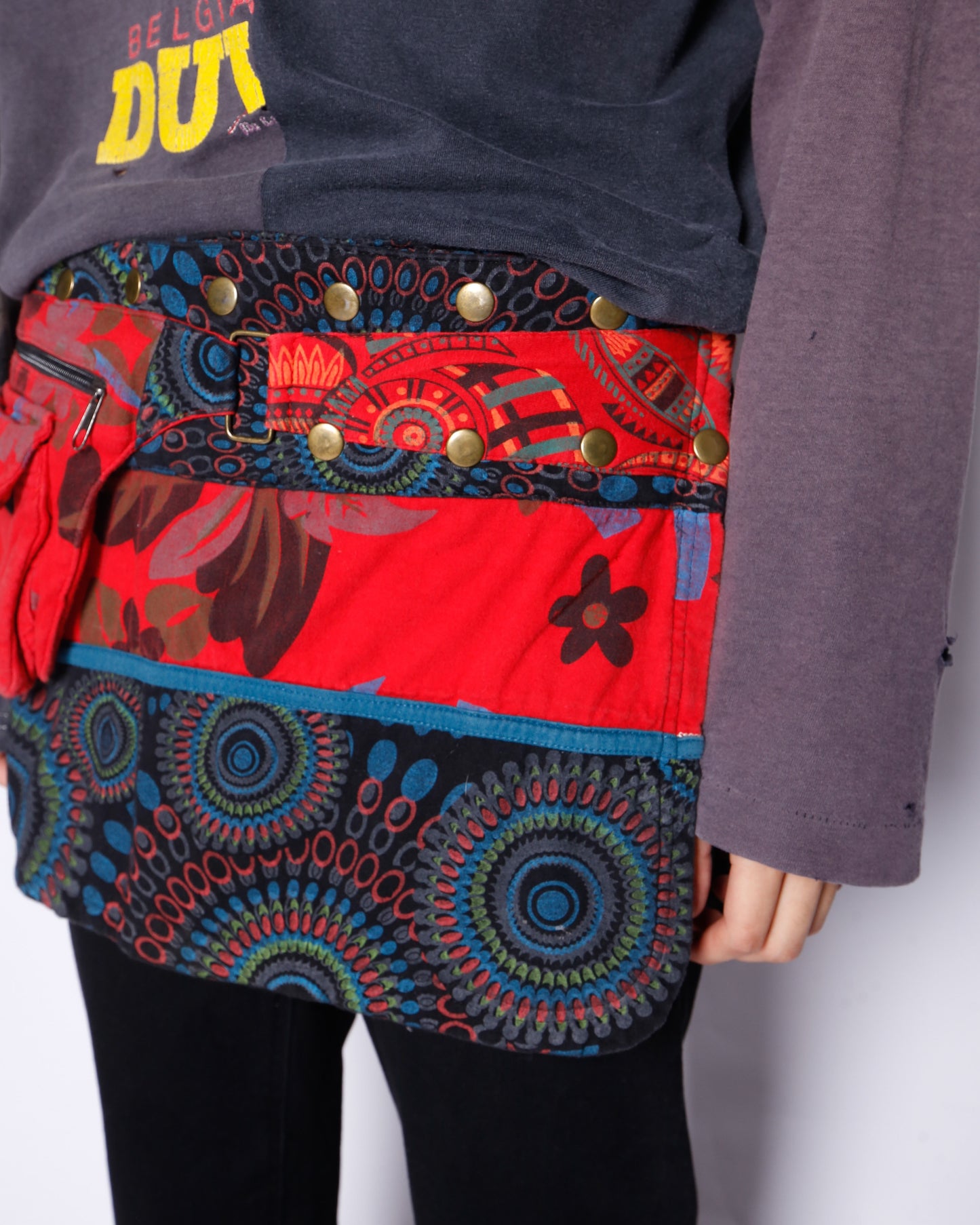 vintage boho wrap skirt