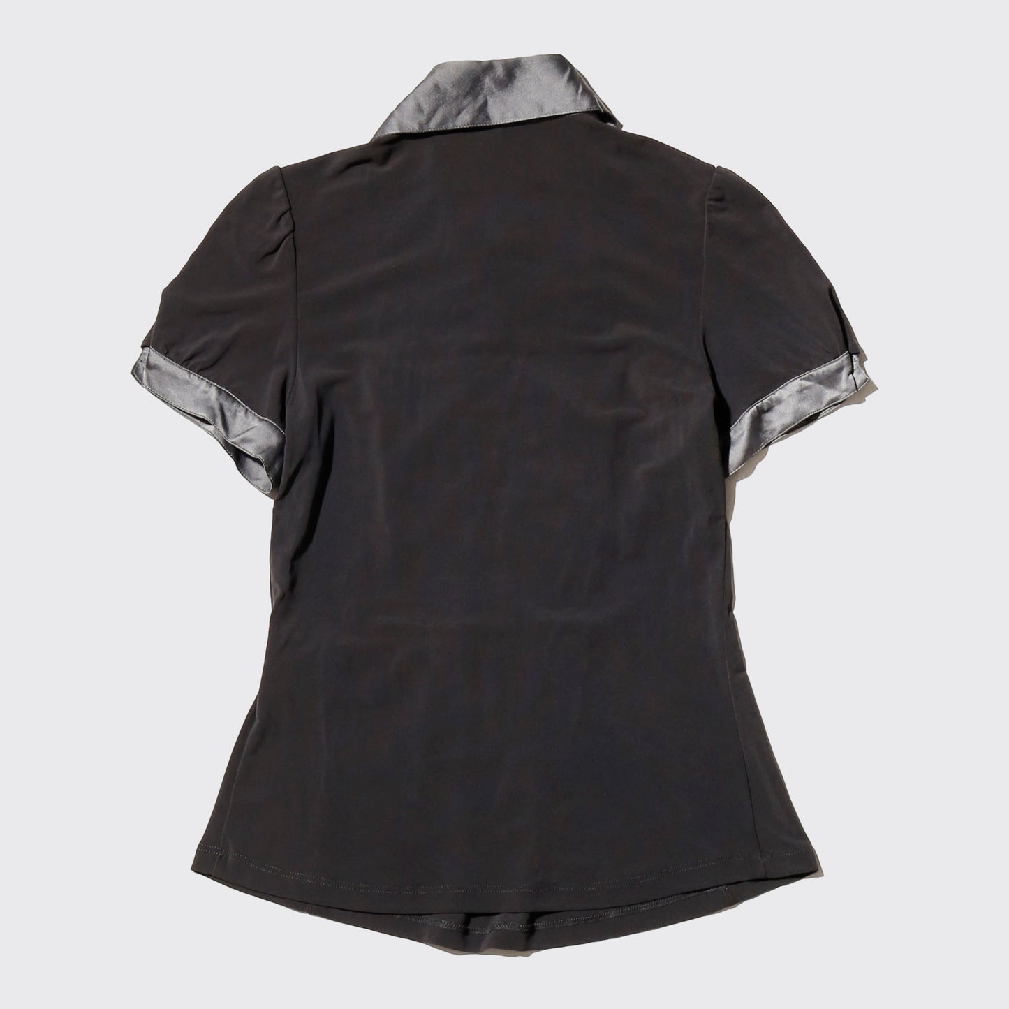 vintage ruffle h/s blouse
