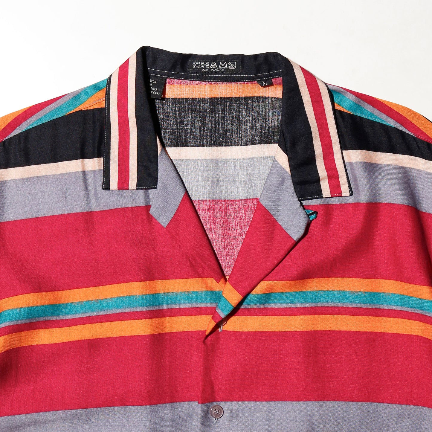 vintage colorful border camp h/s shirt