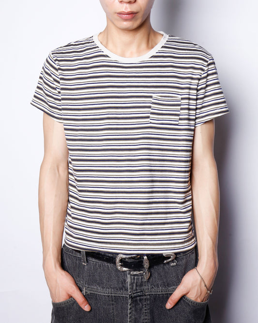 vintage border skinny t-shirt