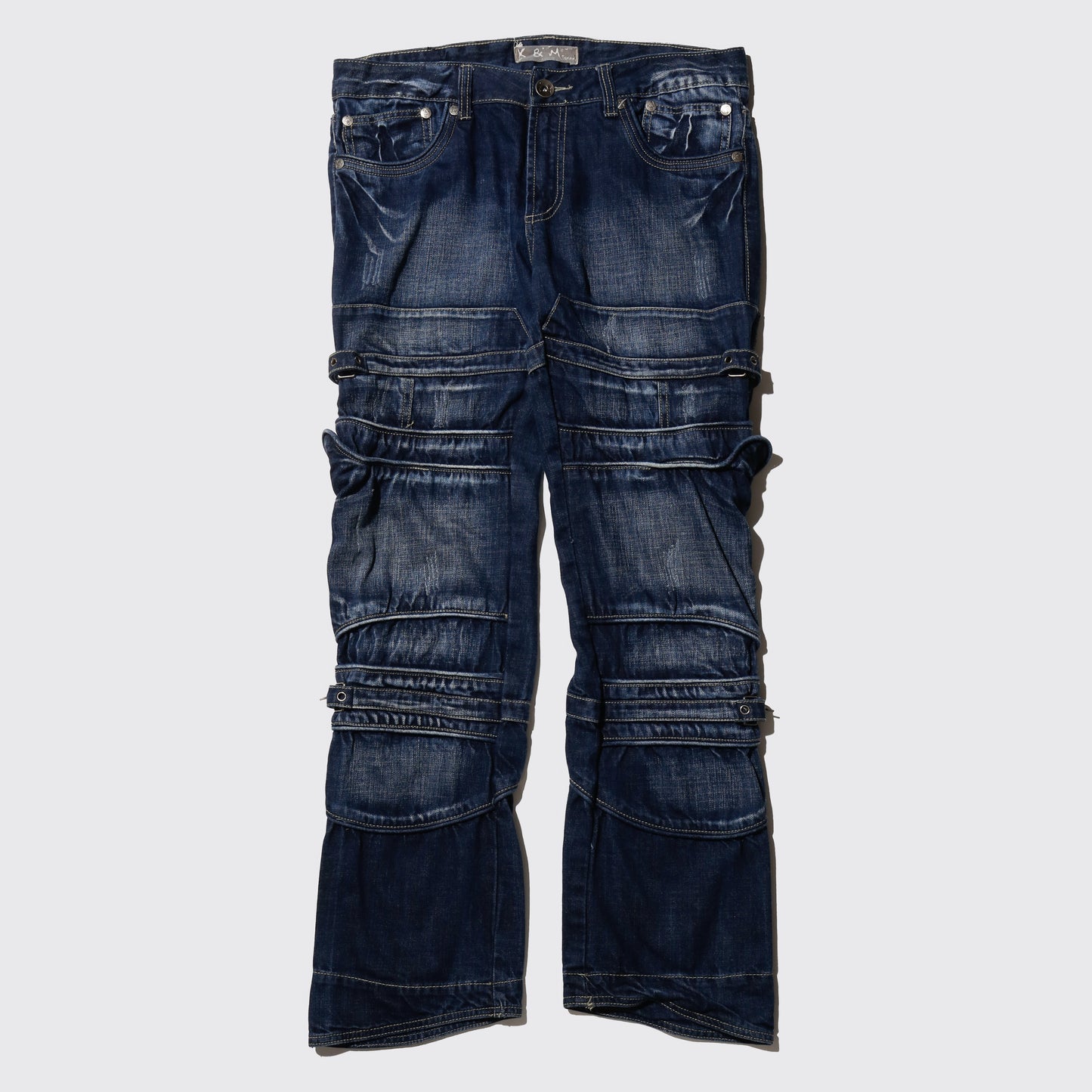 vintage coiled bondage jeans