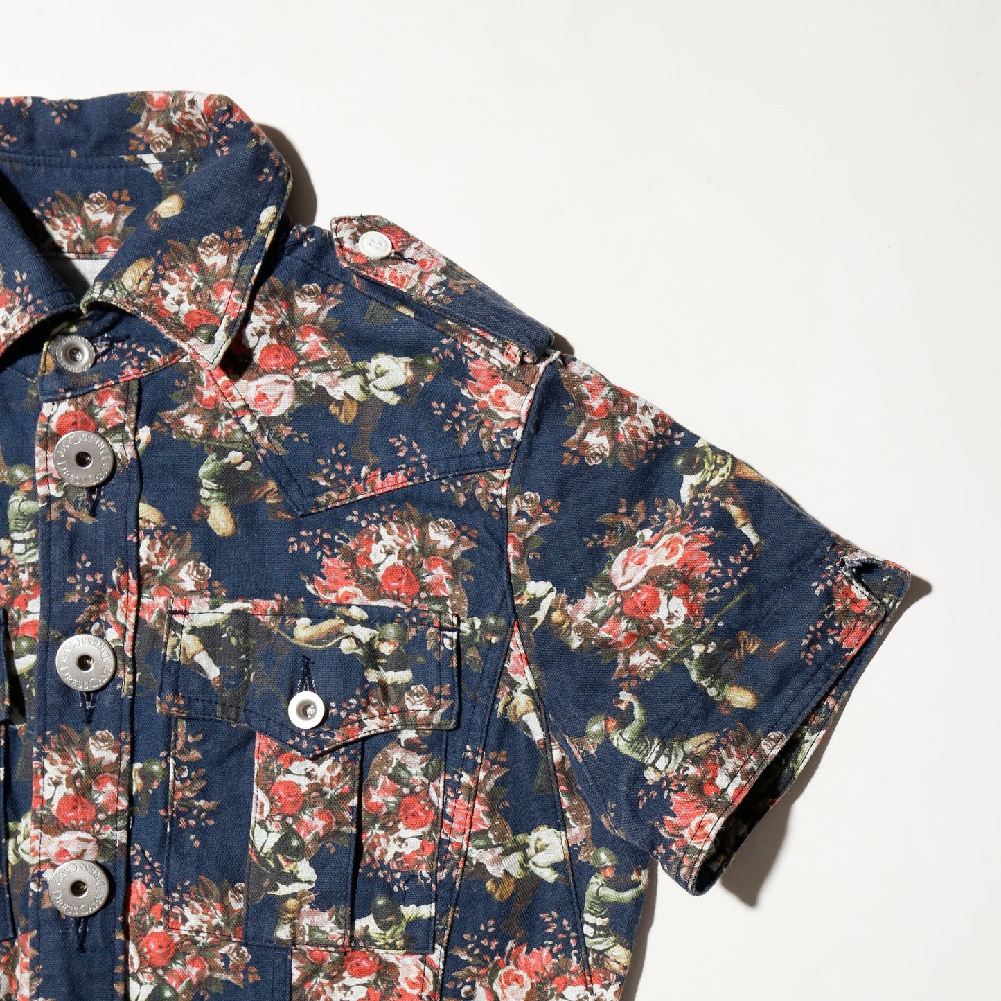 late00's Phenomenon×Dresscamp×Liquor woman&tears flower soldier jump suits