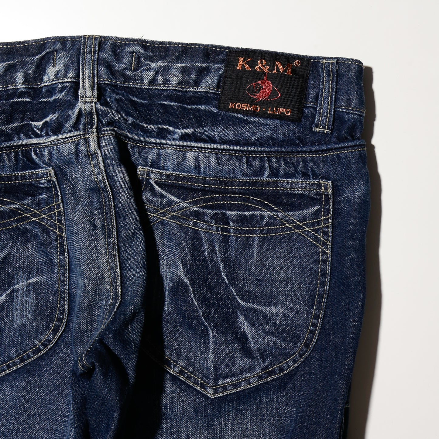 vintage coiled bondage jeans