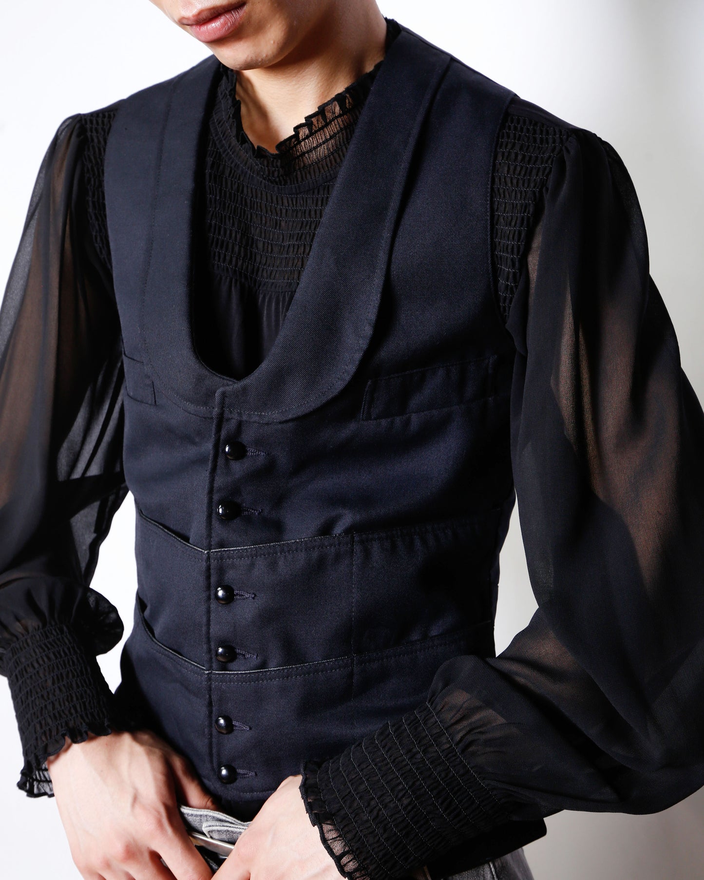 vintage tuxedo gilet