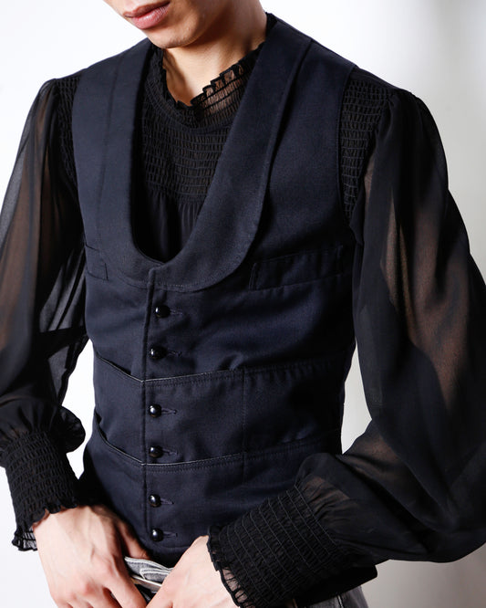 vintage tuxedo gilet