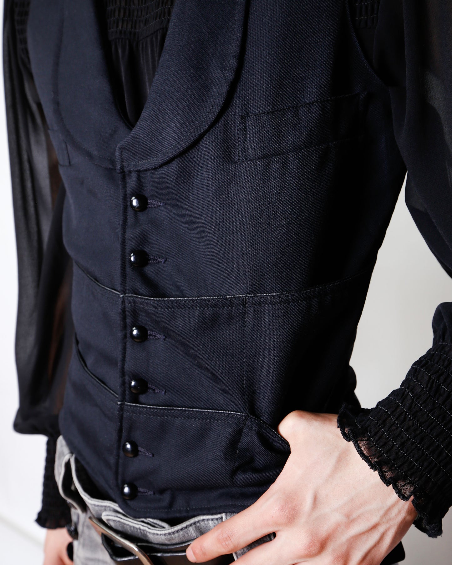 vintage tuxedo gilet