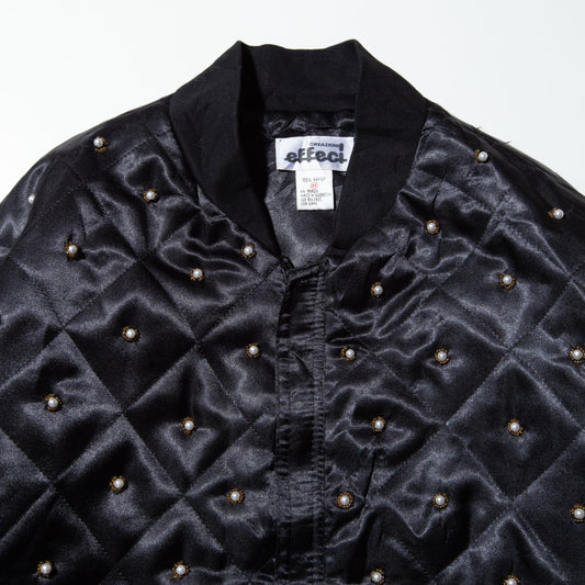 vintage perl quilted jacket