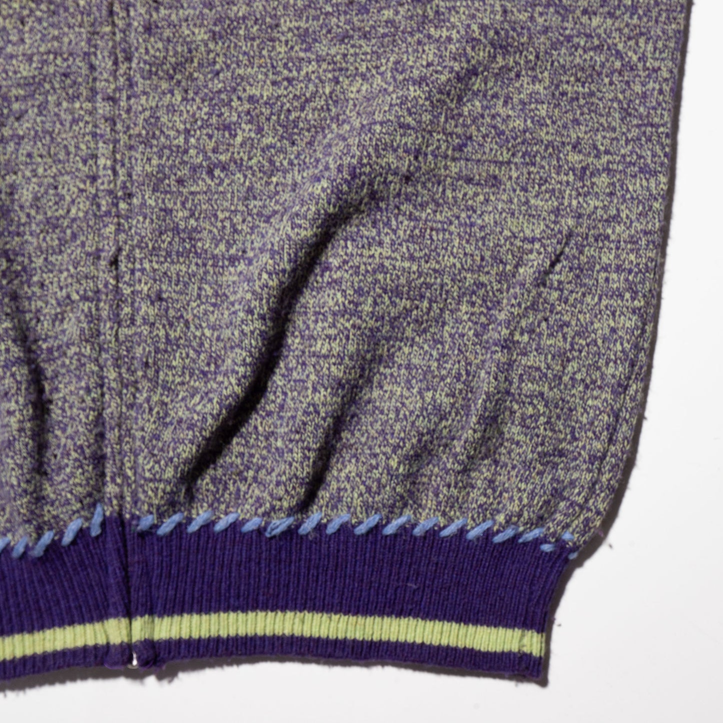 vintage varsity knit jacket