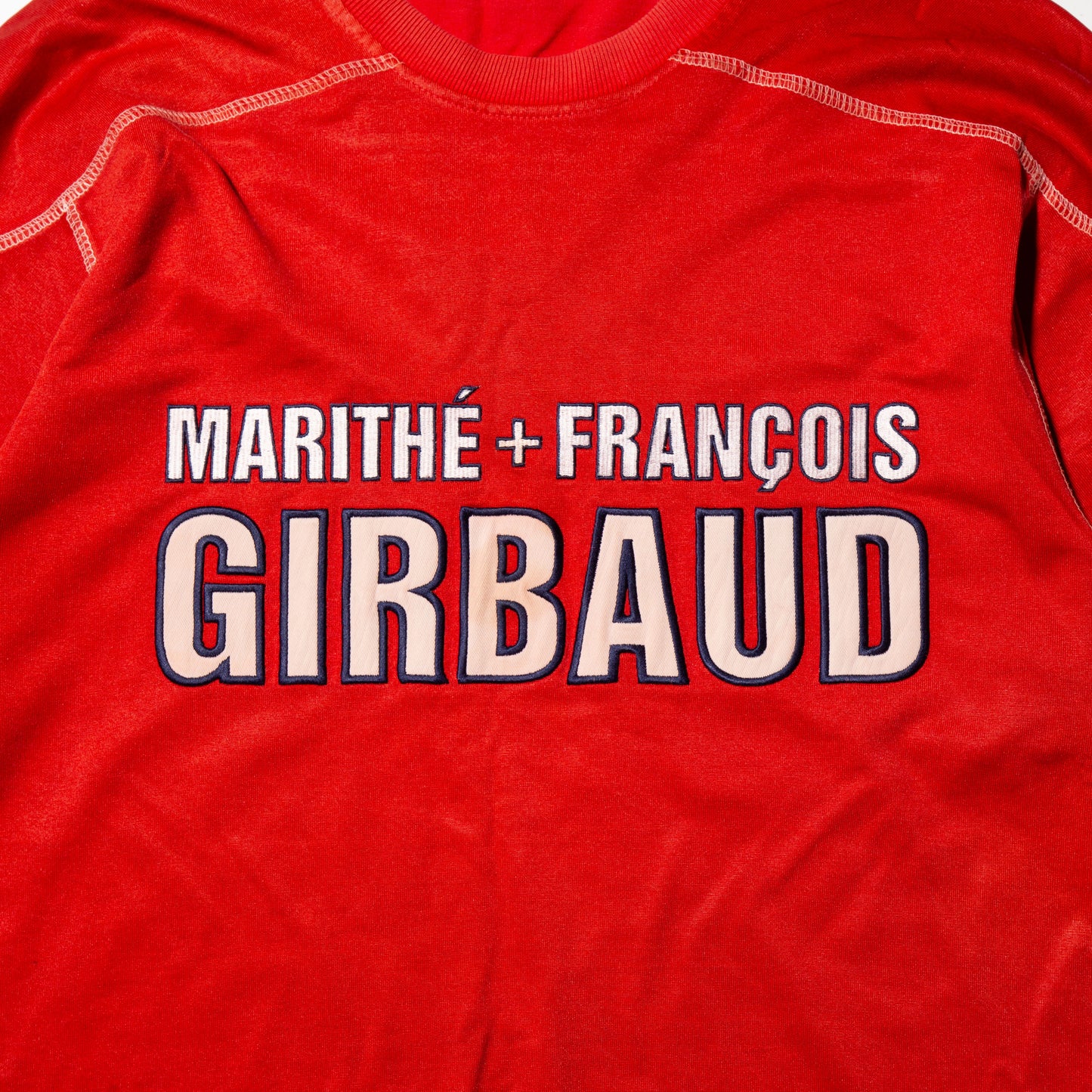 vintage Marithé + François Girbaud loose football shirt