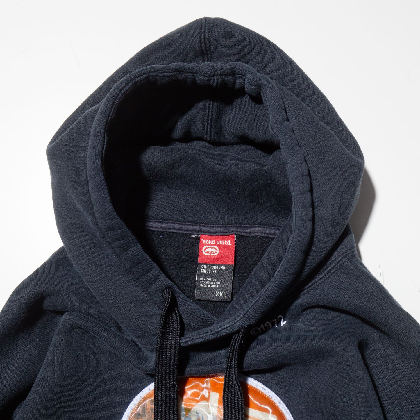 vintage ecko unltd lenticular logo hoodie