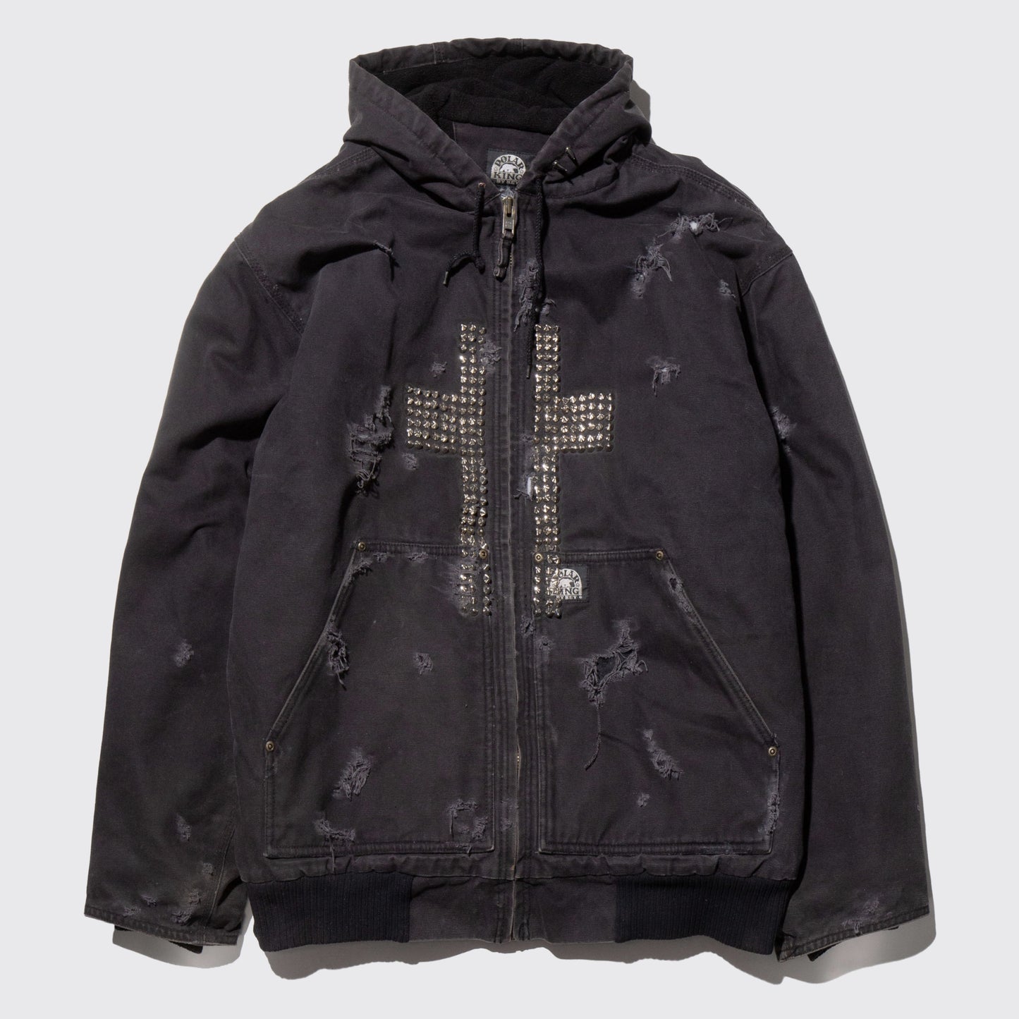 remake cross studs active jacket