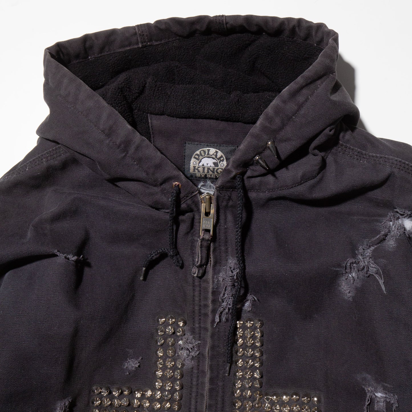 remake cross studs active jacket