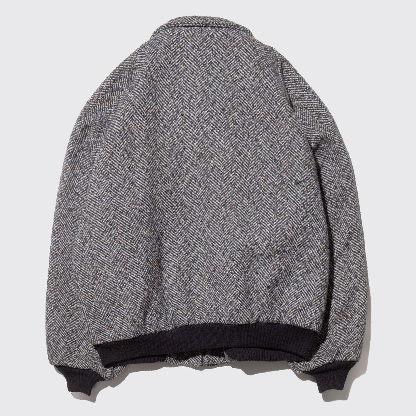 vintage chunky herringbone tweed jacket