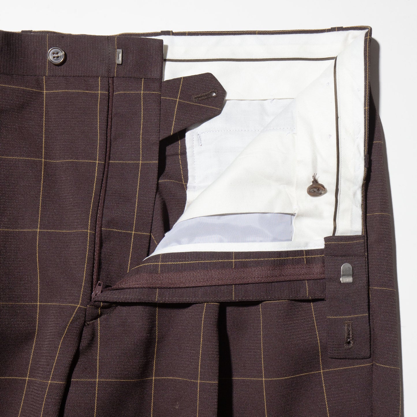 vintage window check zoot set up