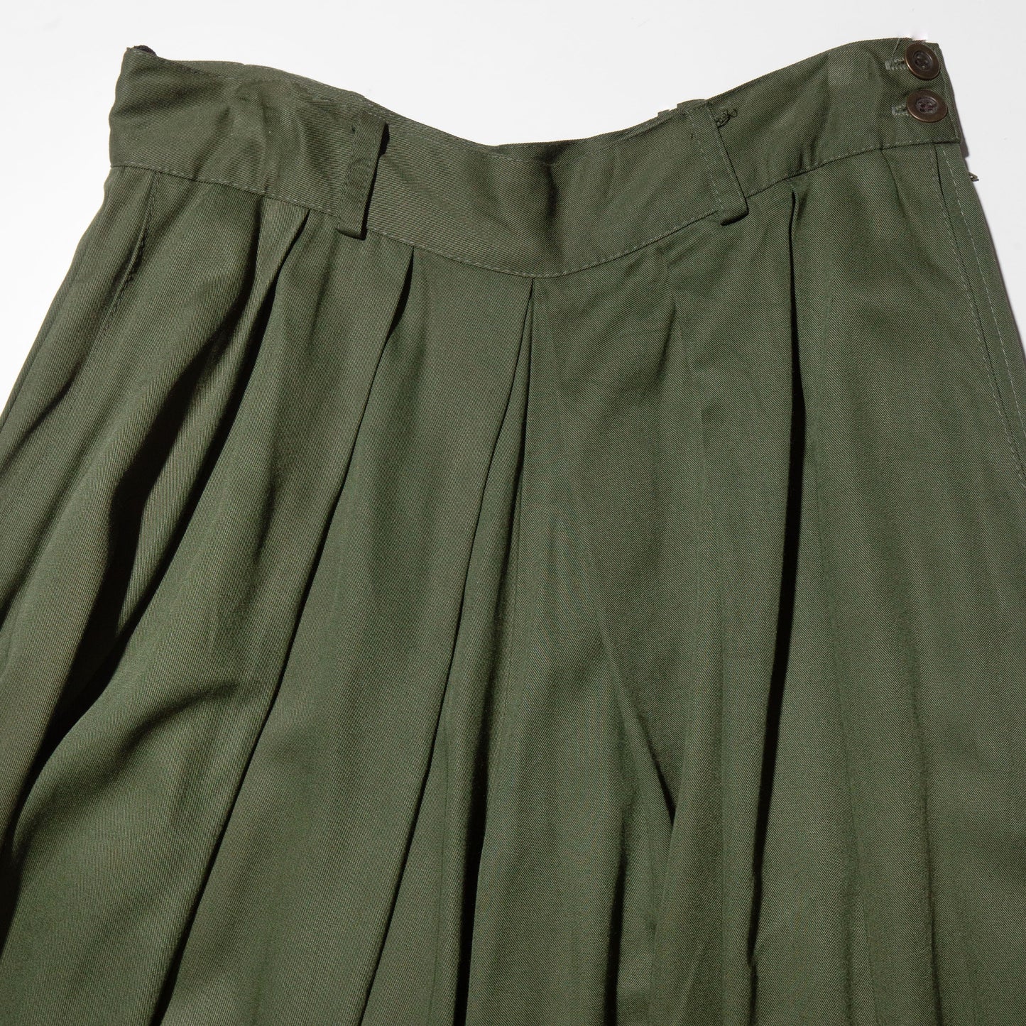 vintage pleats culotte shorts