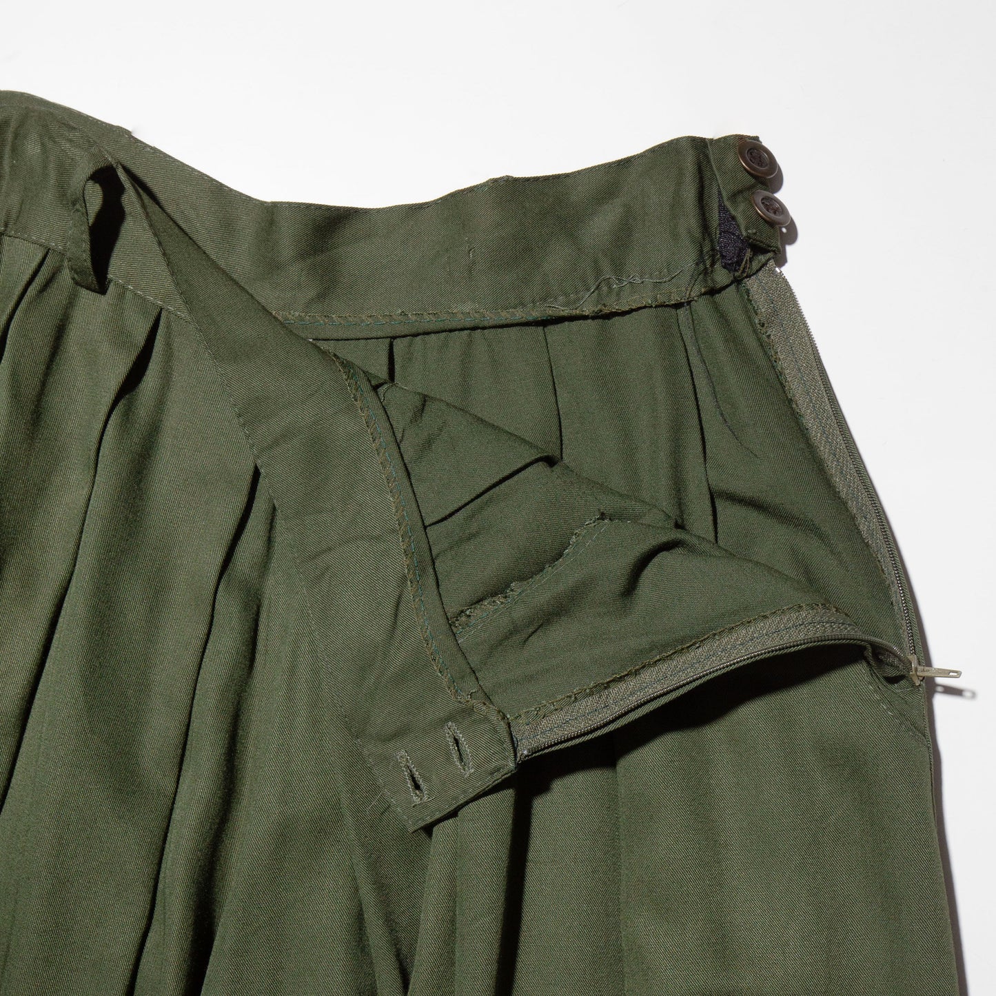 vintage pleats culotte shorts