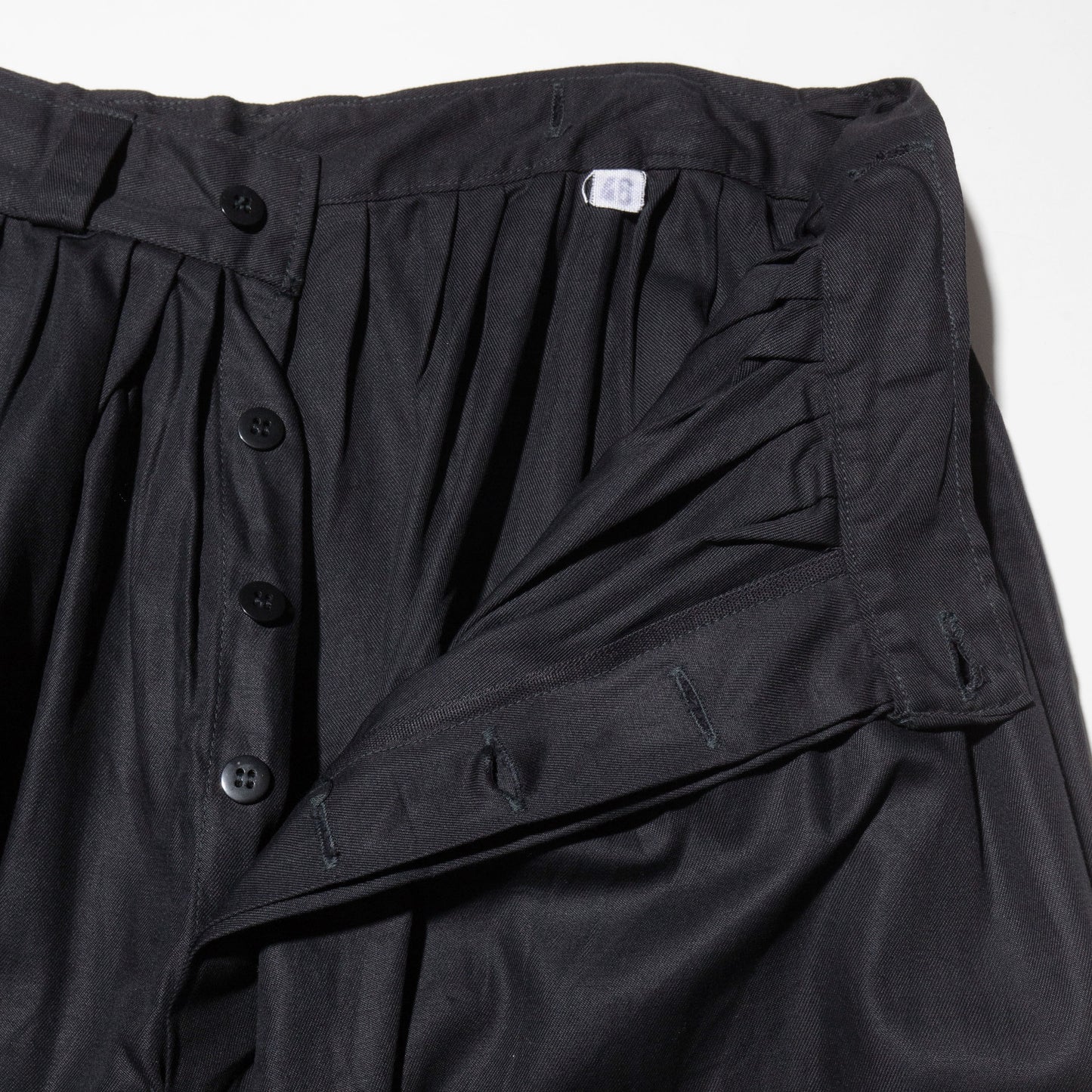 vintage euro pleated wide balloon trousers