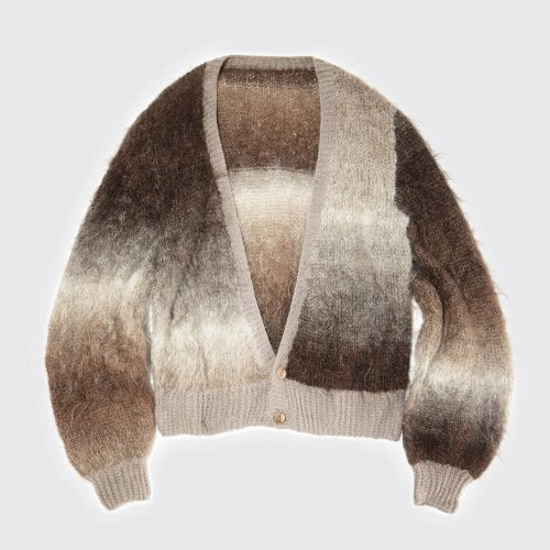 vintage long hair mohair cardigan