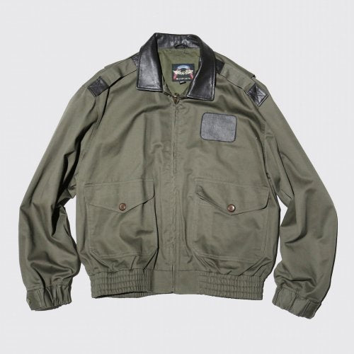 vintage type a-2 leather combi jacket