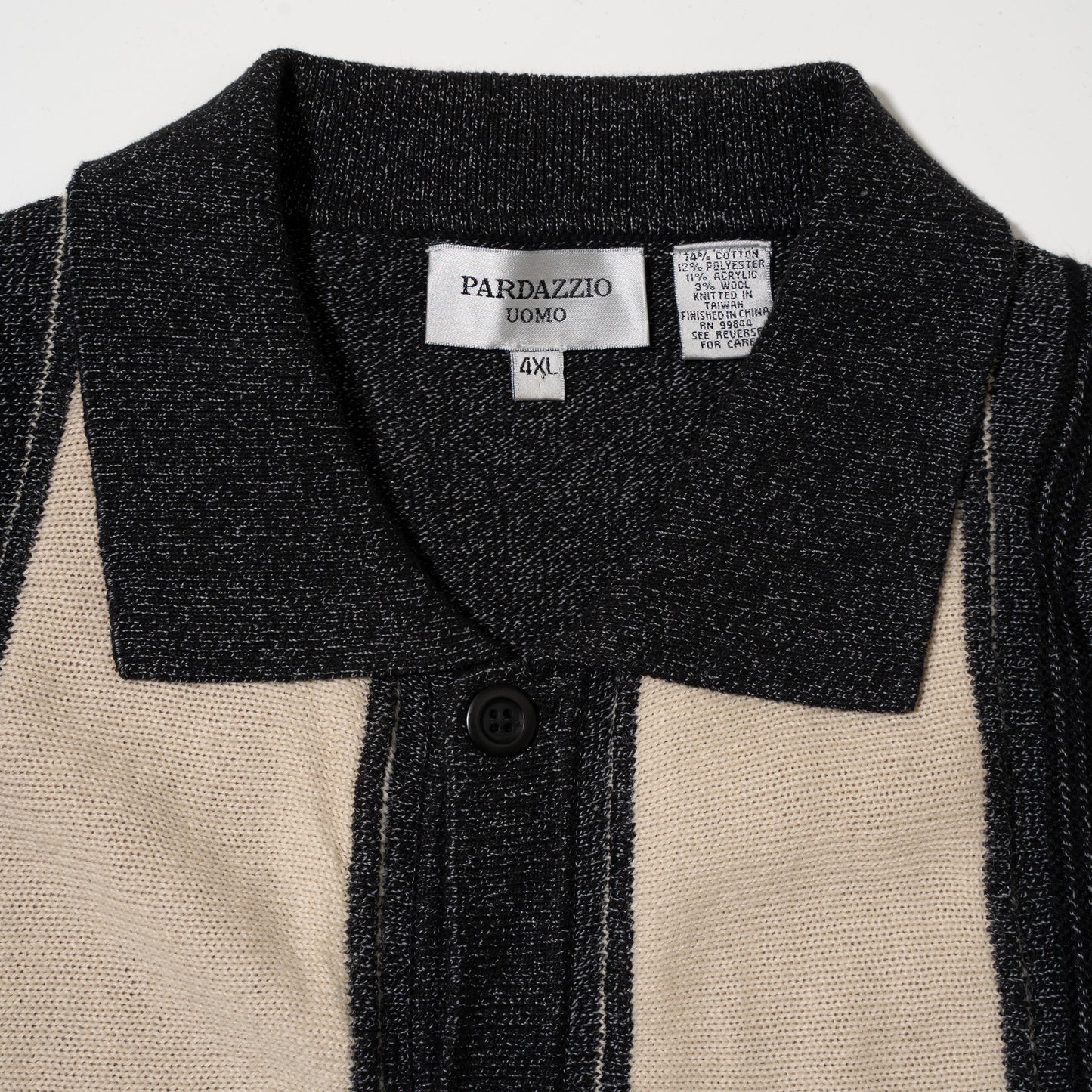 vintage line loose knit jacket