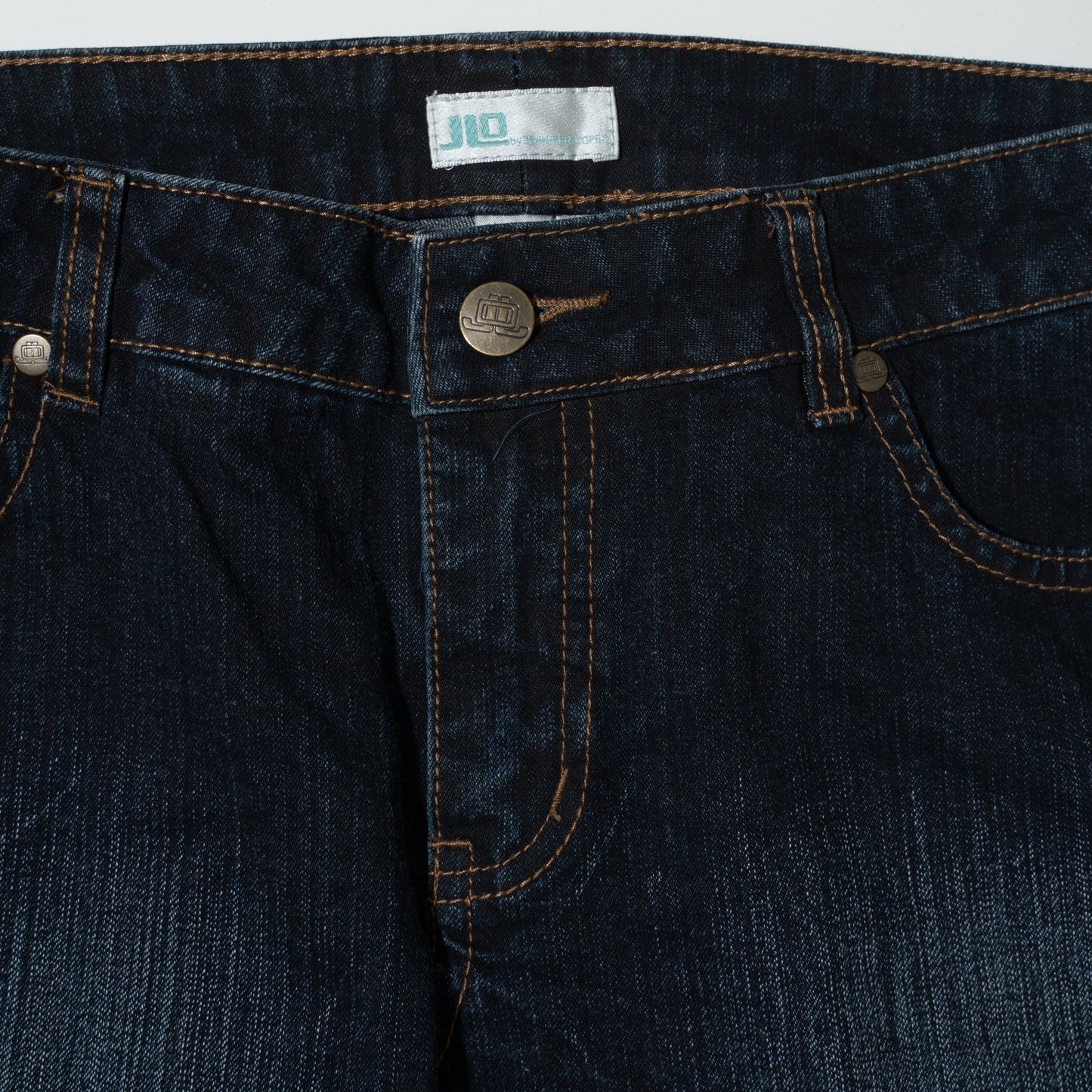 vintage belted flare jeans