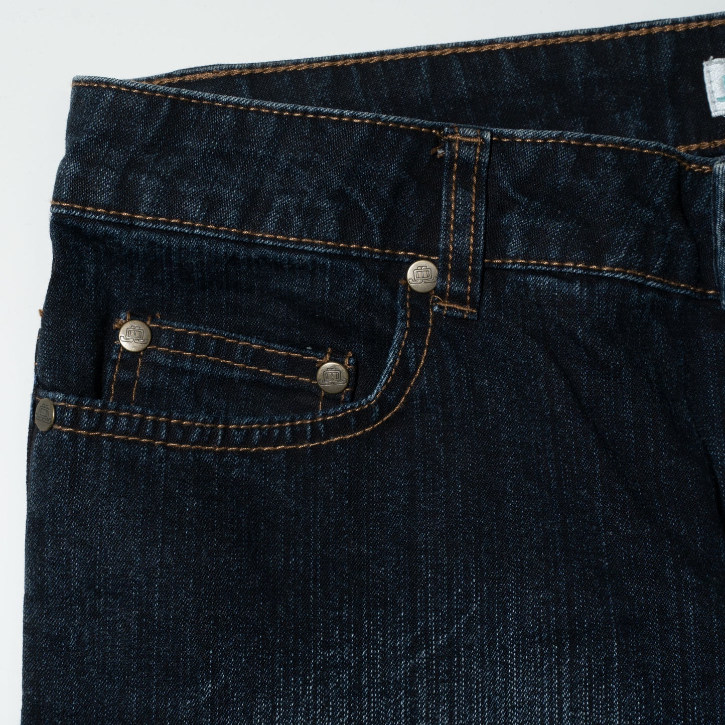 vintage belted flare jeans