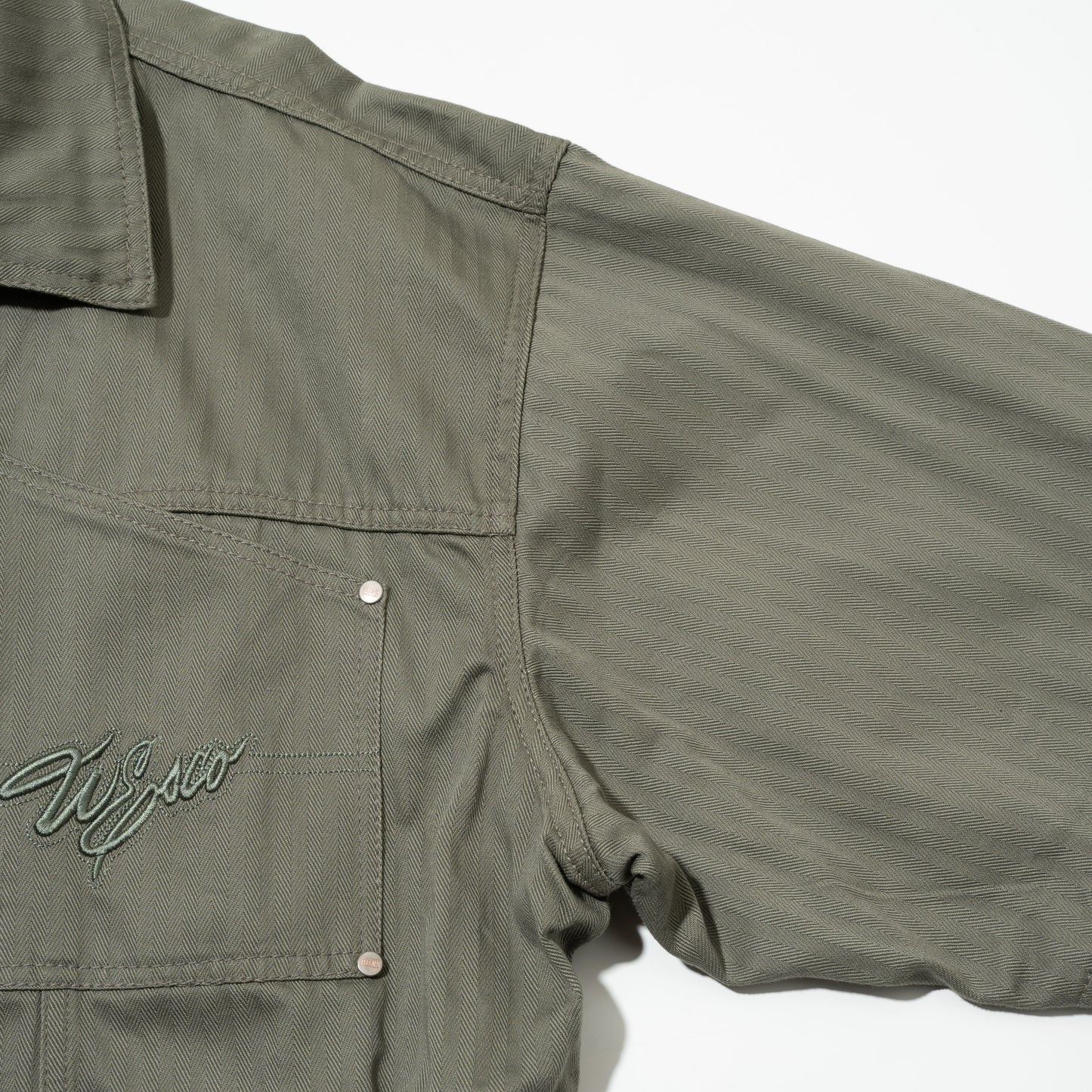 vintage herringbone baggy jacket