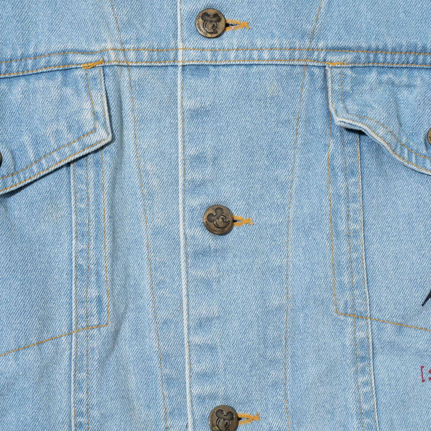 vintage painted trucker jacket