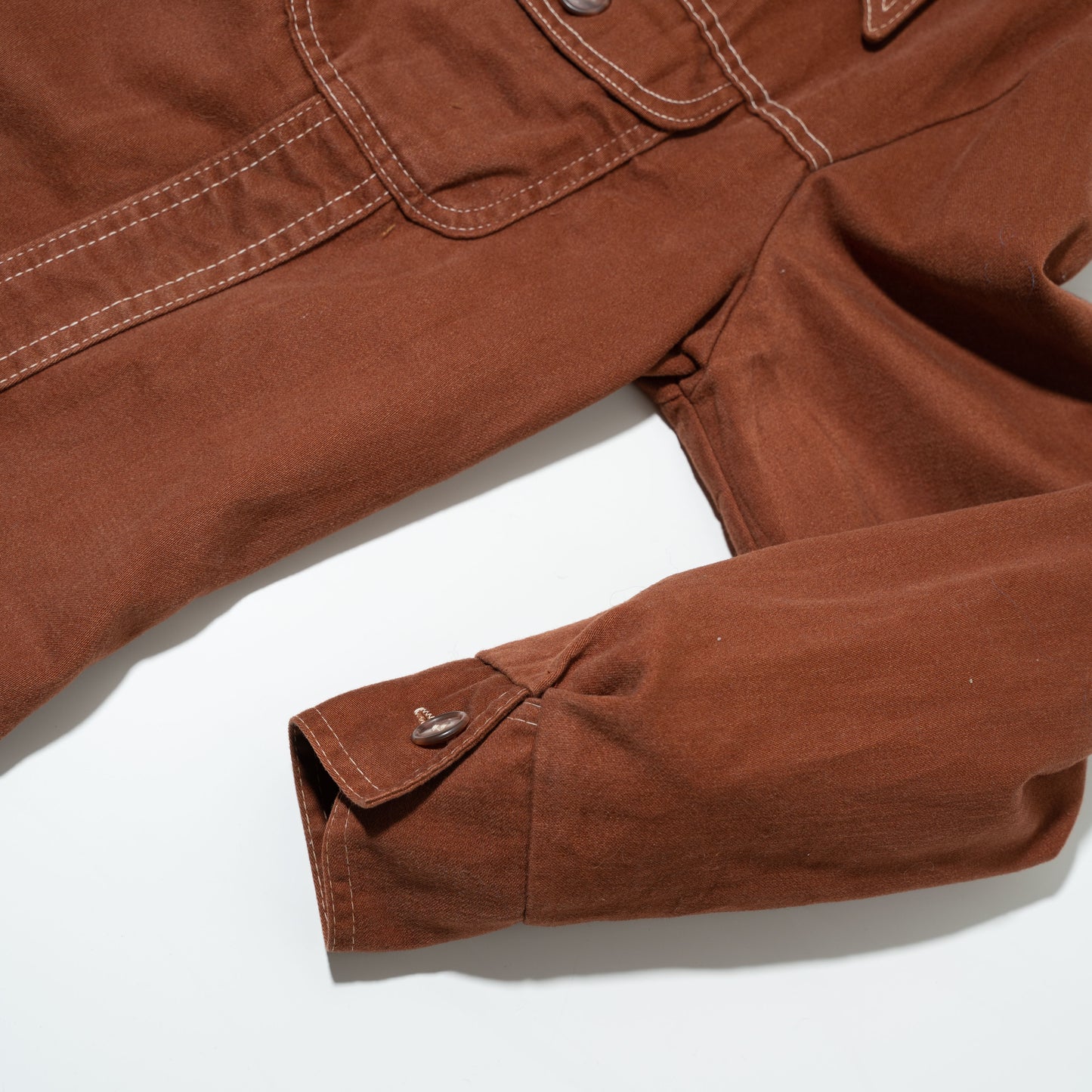 vintage resized short trucker jacket