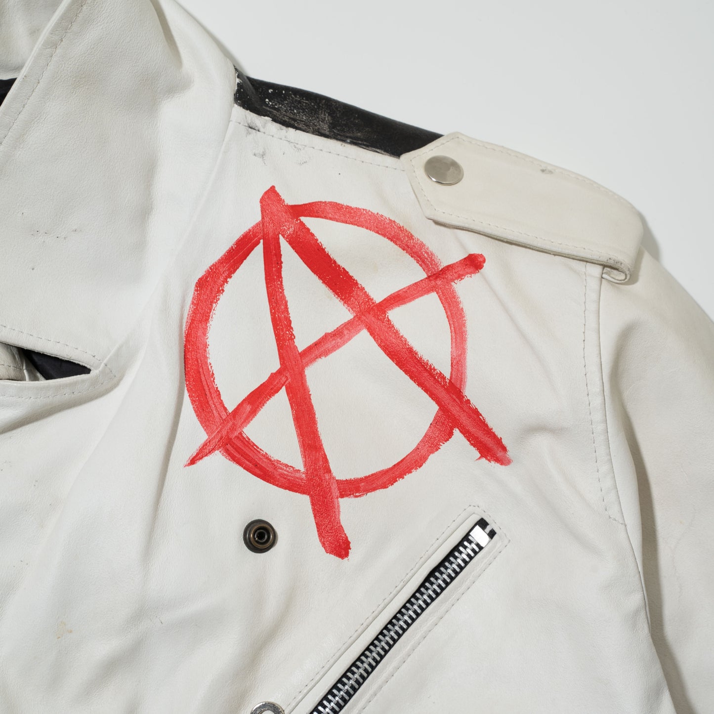 vintage paint custom riders jacket