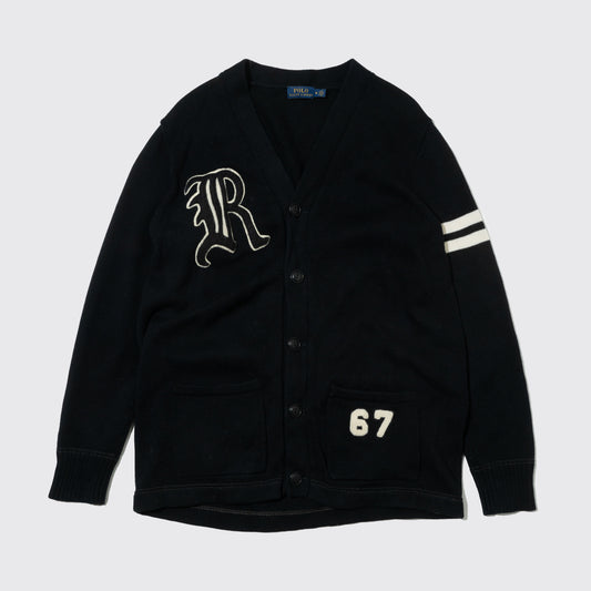 vintage ralph lauren college cardigan