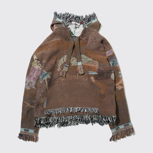 vintage rug mex hoodie