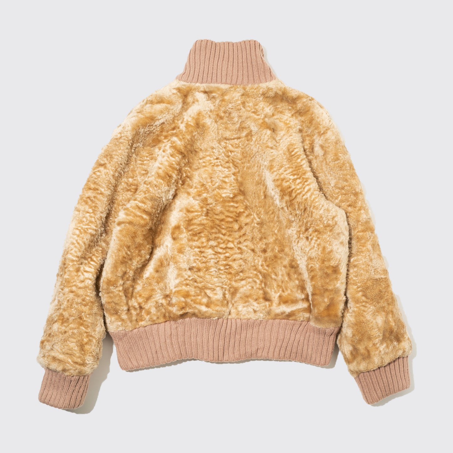 vintage cropped fur jacket