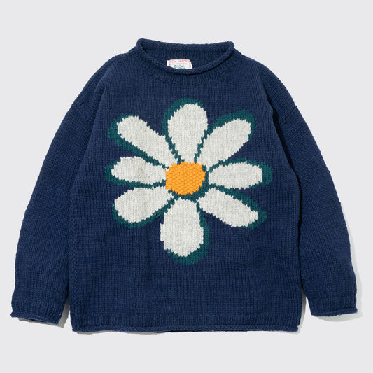vintage flower ecuador sweater